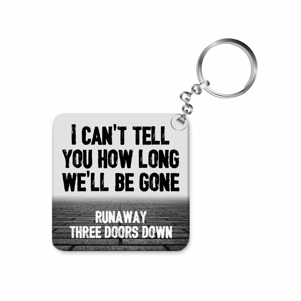 The Banyan Tee Keychains 3 Doors Down Keychain - Runaway 1 The Banyan Tee Keychains 3 Doors Down Keychain - Runaway