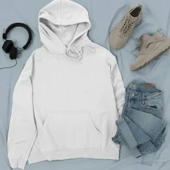 The Banyan Tee White Hoodie