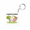 The Banyan Tee Keychain - A Healthy World