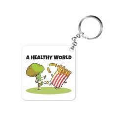The Banyan Tee Keychain - A Healthy World