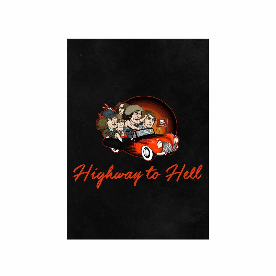 The Banyan Tee Posters Poster - Highway To Hell 1 The Banyan Tee Posters Poster - Highway To Hell