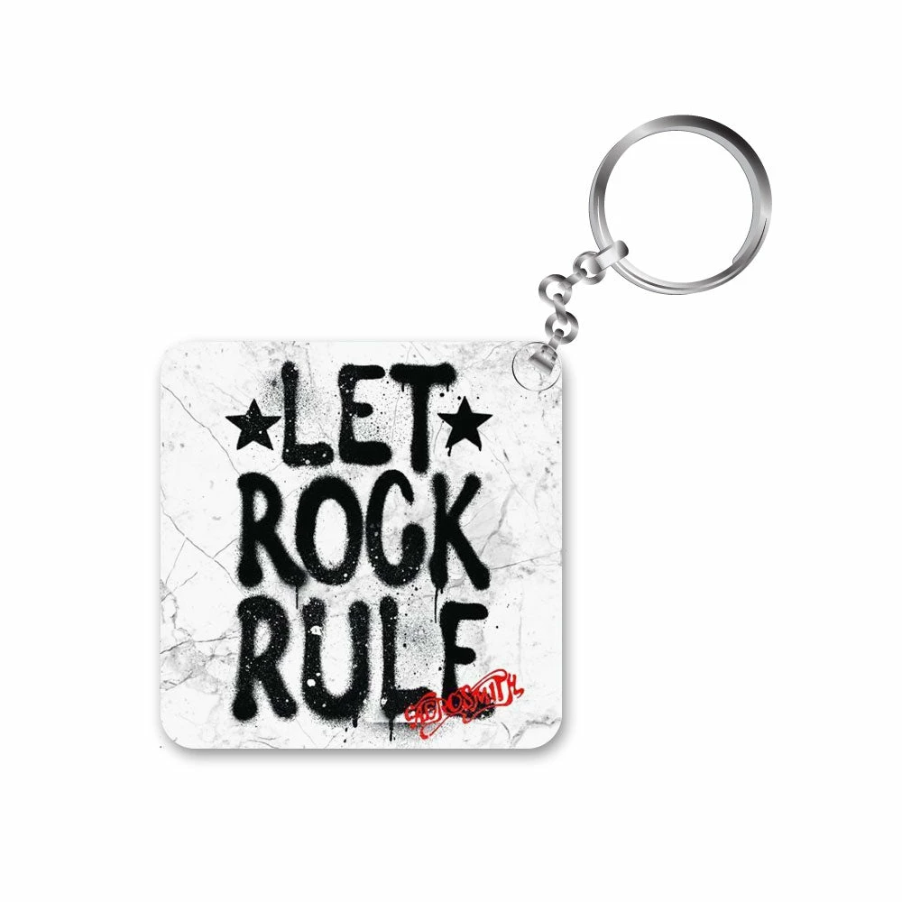 The Banyan Tee Aerosmith Keychain - Let Rock Rule 1 The Banyan Tee Aerosmith Keychain - Let Rock Rule