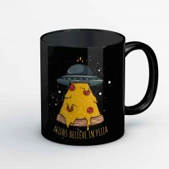 The Banyan Tee Coffee Mug - Aliens Believe In Pizza Mugs