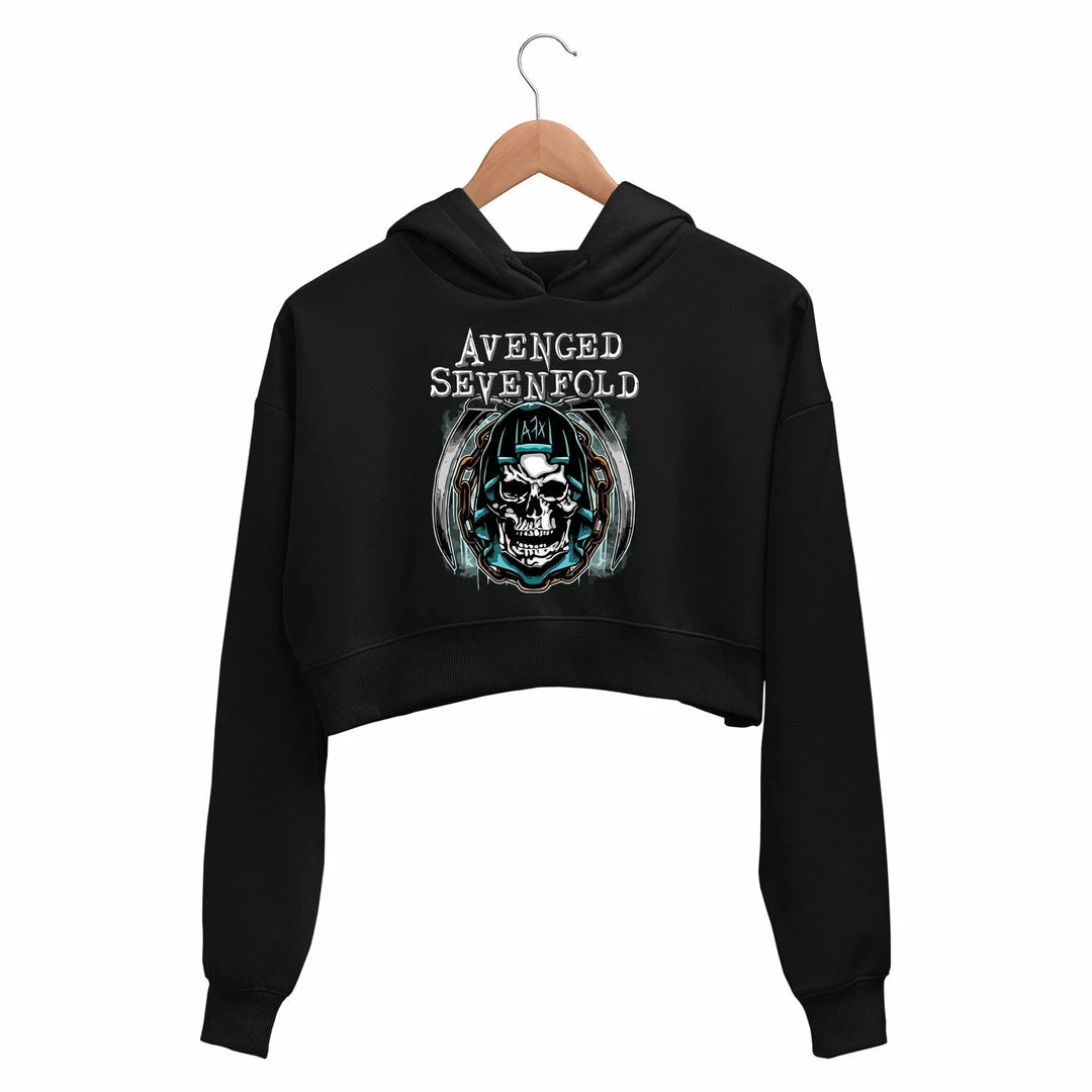 The Banyan Tee Avenged Sevenfold Crop Hoodie 1 The Banyan Tee Avenged Sevenfold Crop Hoodie