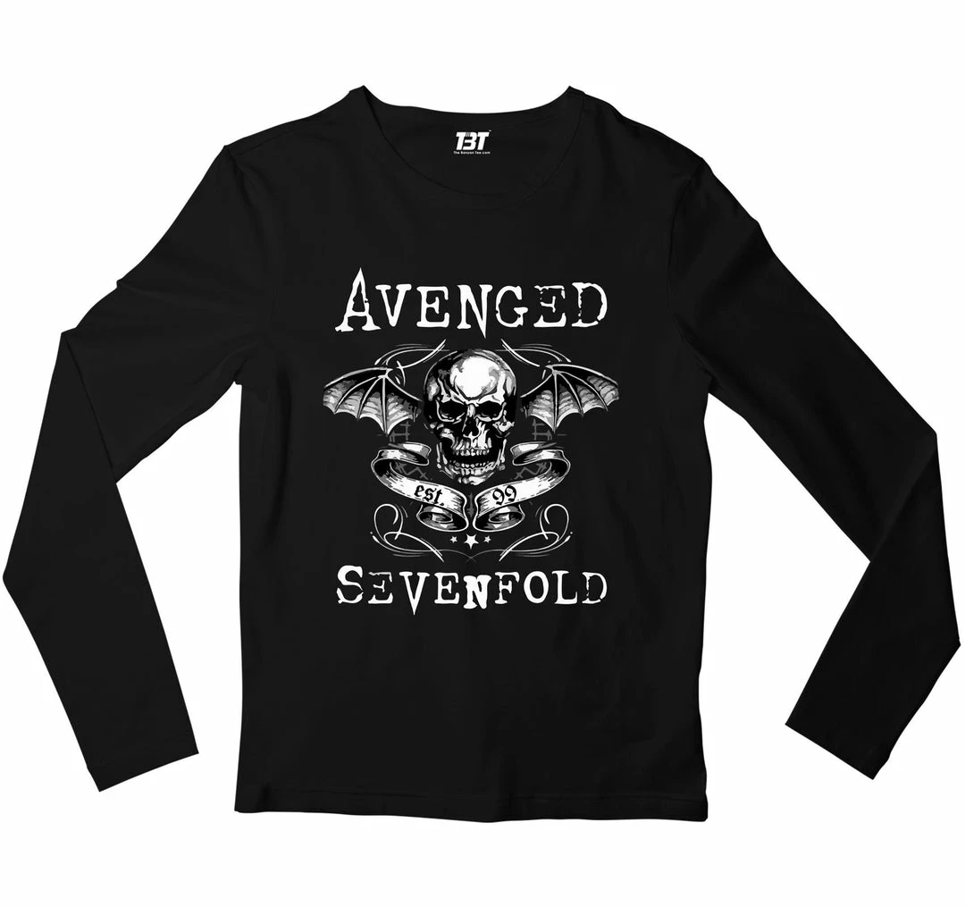 The Banyan Tee Avenged Sevenfold Full Sleeves T-shirt 1 The Banyan Tee Avenged Sevenfold Full Sleeves T-shirt