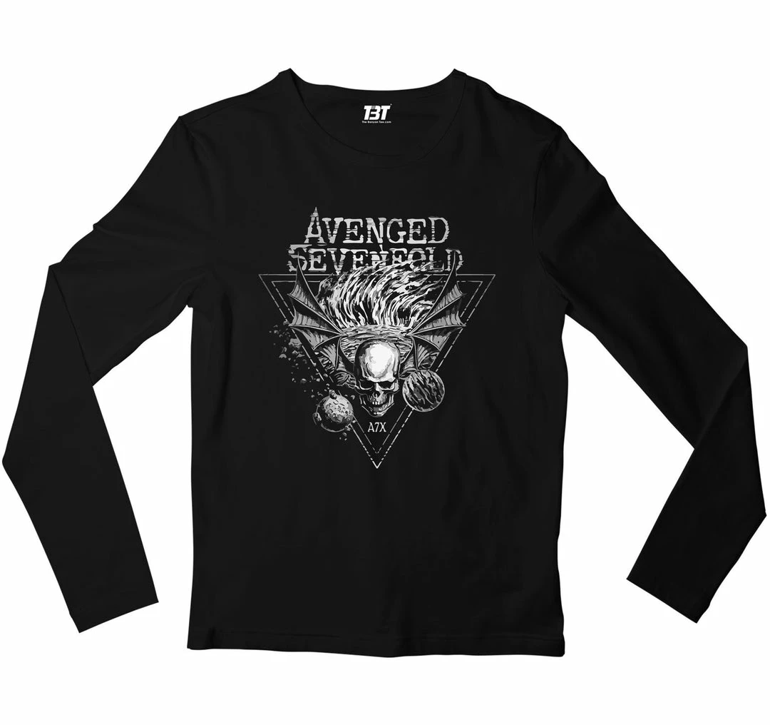 The Banyan Tee Avenged Sevenfold Full Sleeves T-shirt 1 The Banyan Tee Avenged Sevenfold Full Sleeves T-shirt