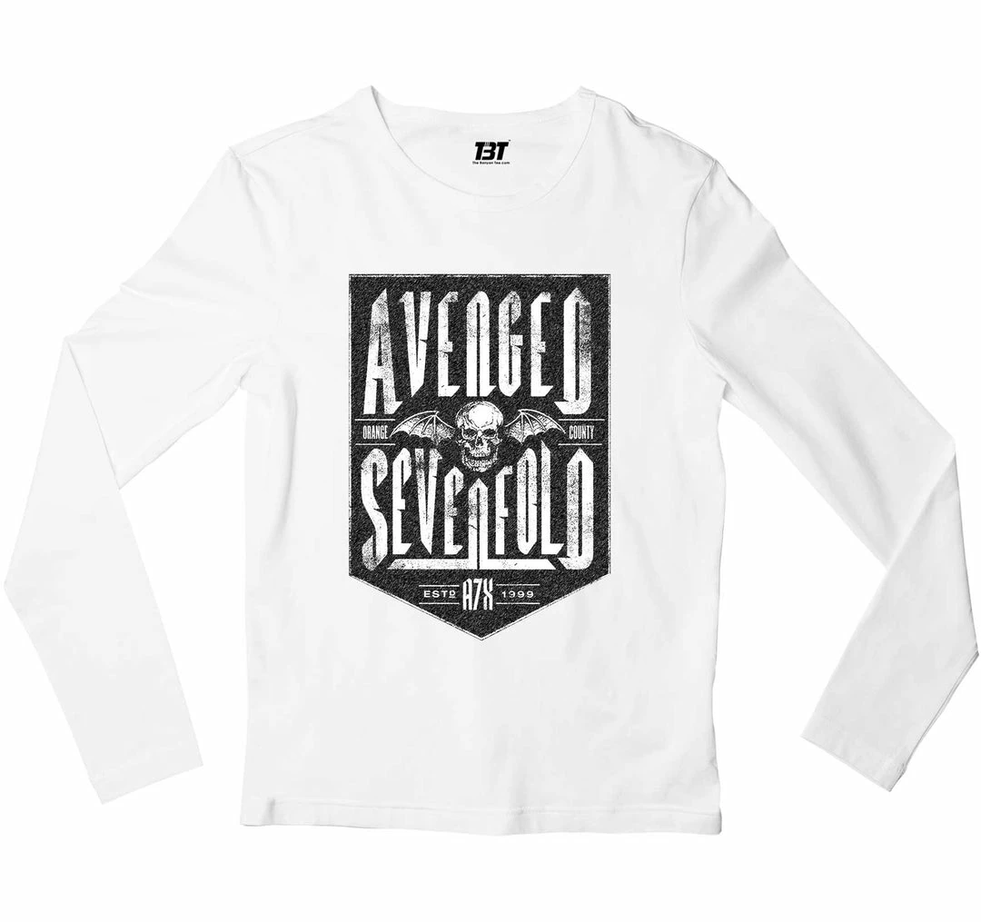 The Banyan Tee Avenged Sevenfold Full Sleeves T-shirt 3 The Banyan Tee Avenged Sevenfold Full Sleeves T-shirt