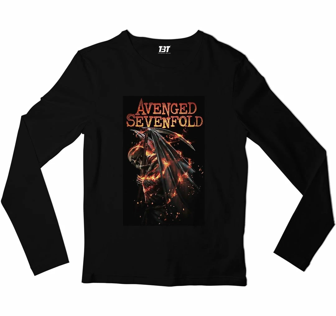 The Banyan Tee Avenged Sevenfold Full Sleeves T-shirt 1 The Banyan Tee Avenged Sevenfold Full Sleeves T-shirt