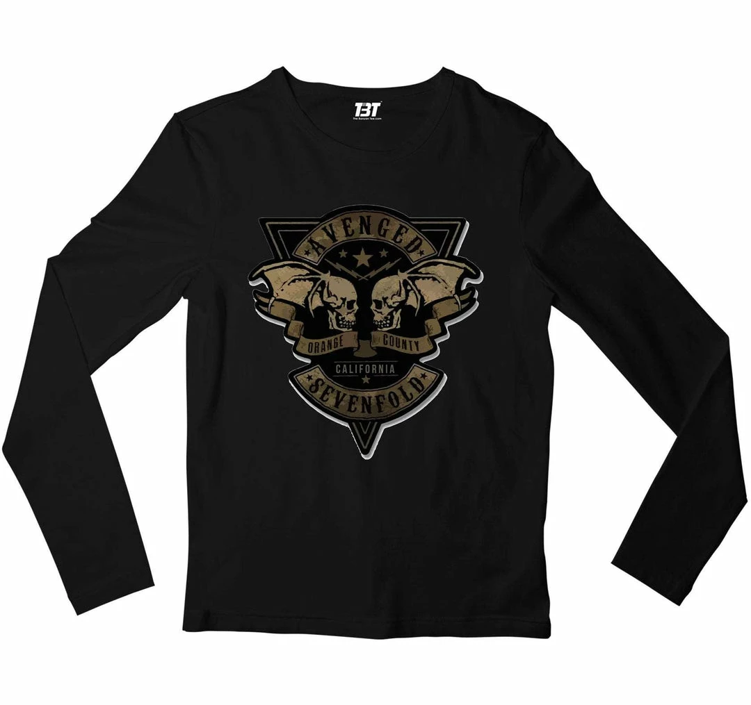 The Banyan Tee Avenged Sevenfold Full Sleeves T-shirt 1 The Banyan Tee Avenged Sevenfold Full Sleeves T-shirt