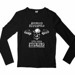 The Banyan Tee Avenged Sevenfold Full Sleeves T-shirt - Nightmare