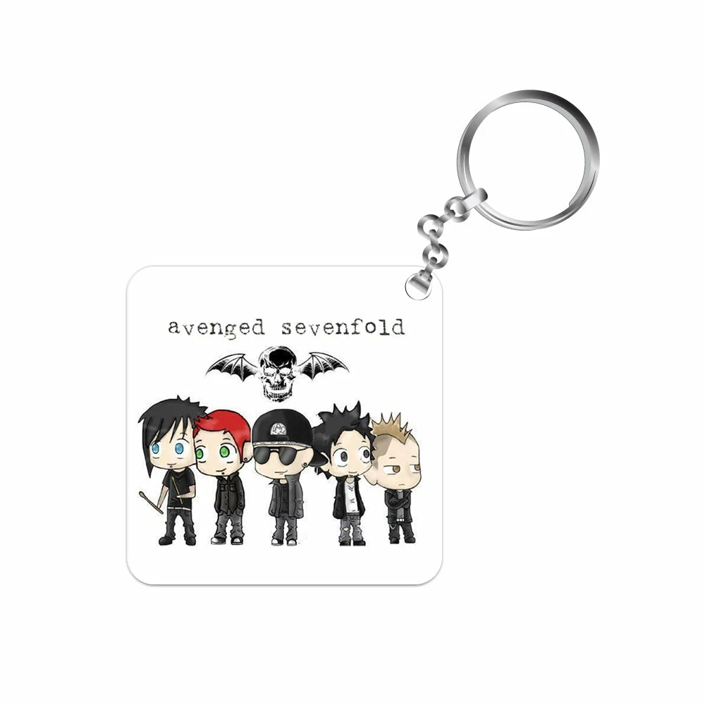 The Banyan Tee Avenged Sevenfold Keychain Keychains 1 The Banyan Tee Avenged Sevenfold Keychain Keychains
