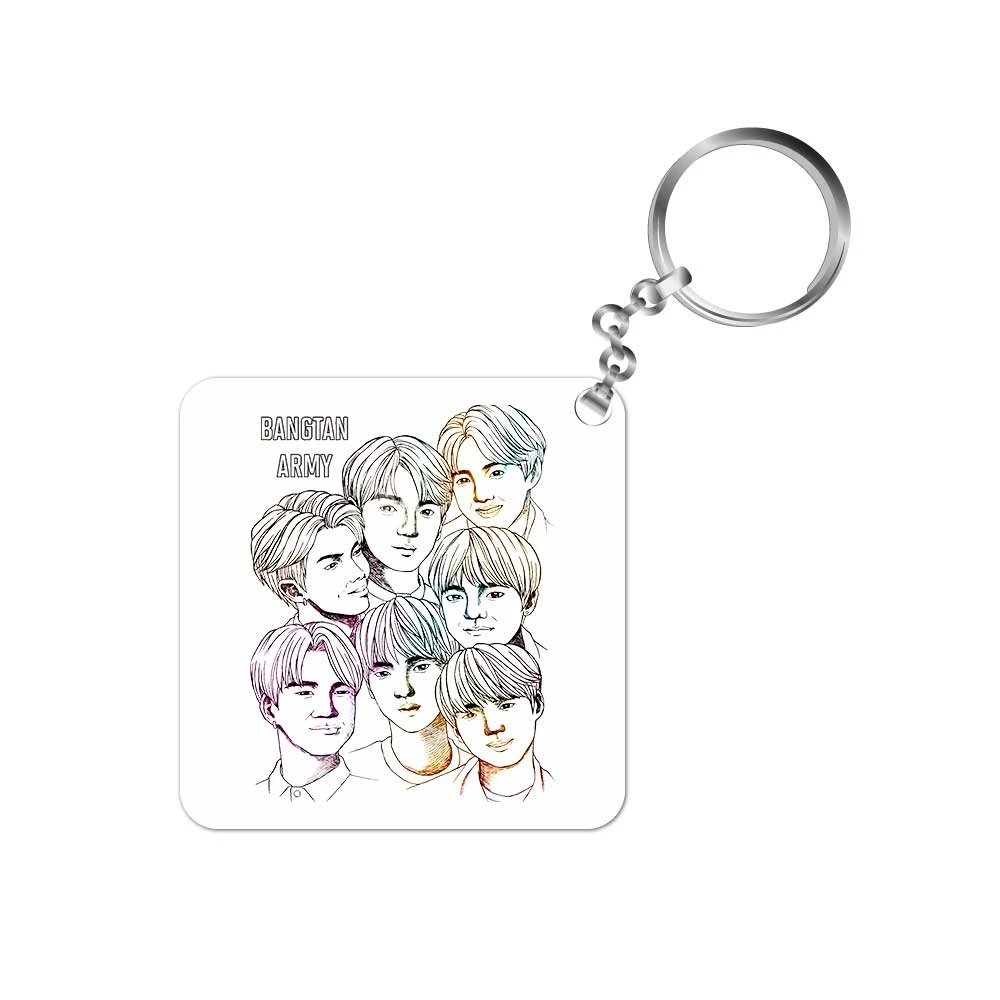 The Banyan Tee Keychains Keychain - Bangtan Army 1 The Banyan Tee Keychains Keychain - Bangtan Army