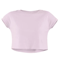 The Banyan Tee Crop Top - Baby Pink Graphic Junkies