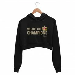 The Banyan Tee Crop Hoodies Queen Crop Hoodie - We Are The Champions