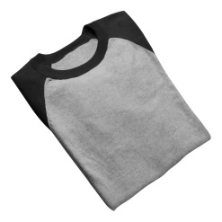 The Banyan Tee Graphic Junkies Raglan Sleeve T-shirt - Black And Charcoal