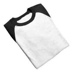 The Banyan Tee Graphic Junkies Raglan Sleeve T-shirt - Black & White