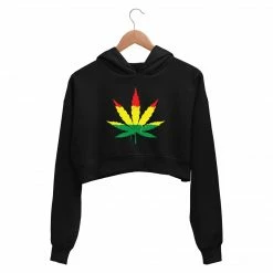 The Banyan Tee Bob Marley Crop Hoodie Crop Hoodies
