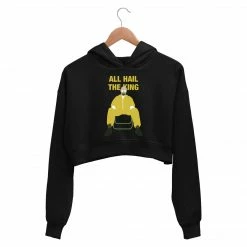 The Banyan Tee Crop Hoodies Crop Hoodie - All Hail The King