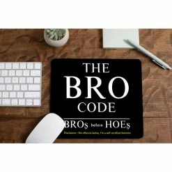 The Banyan Tee Mousepads Mousepad - Bro Code