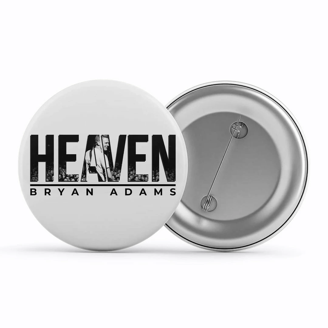 The Banyan Tee Bryan Adams Badge - Heaven 1 The Banyan Tee Bryan Adams Badge - Heaven