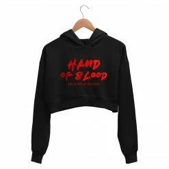The Banyan Tee Bullet For My Valentine Crop Hoodie - Hand Of Blood Crop Hoodies