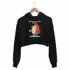 The Banyan Tee Printed Crop Hoodie - Burger Boy Crop Hoodies