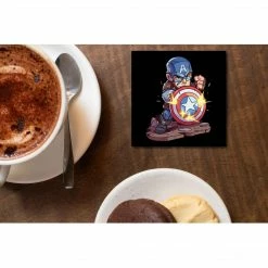 The Banyan Tee Coasters Superheroes Coaster - Captain America