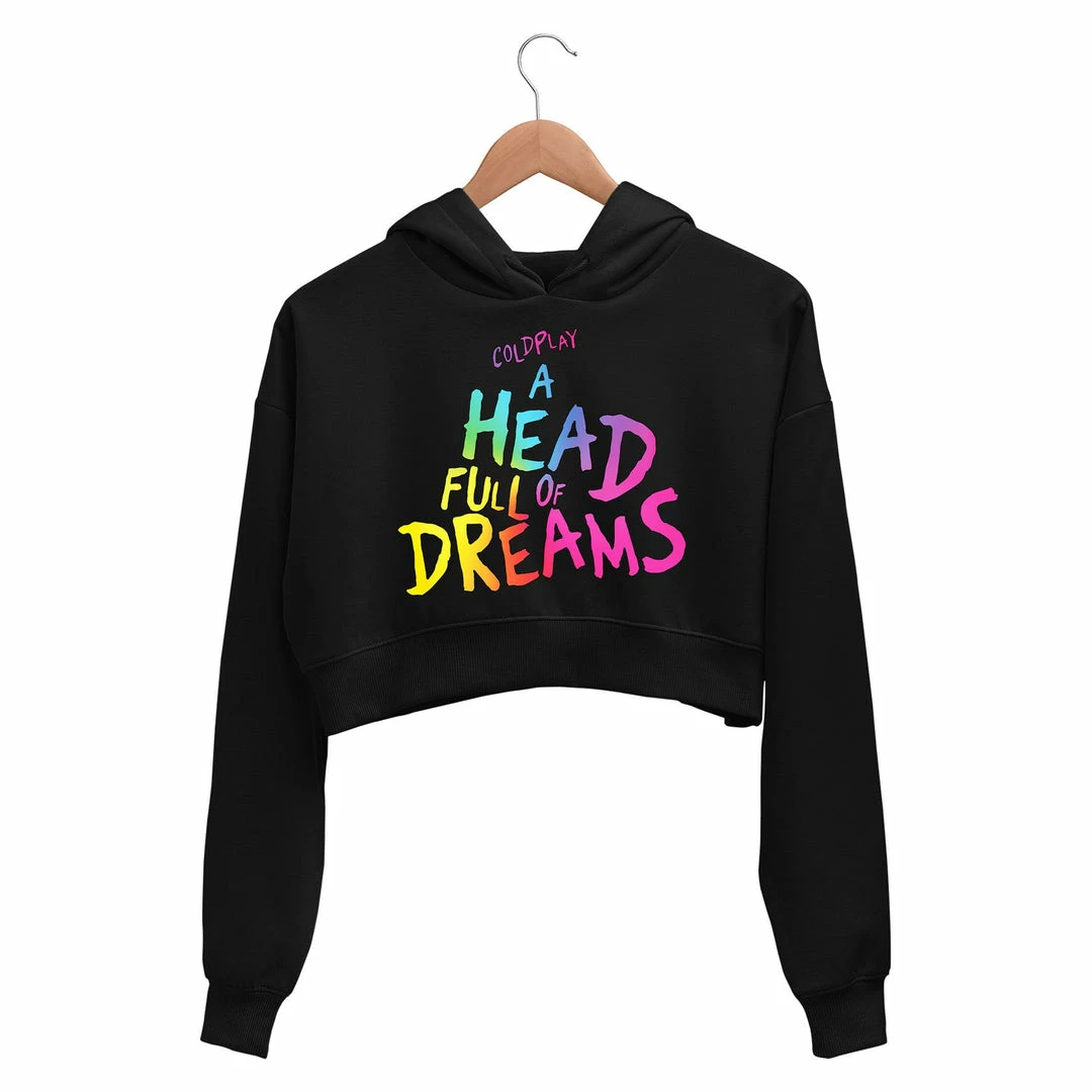 The Banyan Tee Crop Hoodies Coldplay Crop Hoodie - Head Full Of Dreams 1 The Banyan Tee Crop Hoodies Coldplay Crop Hoodie - Head Full Of Dreams