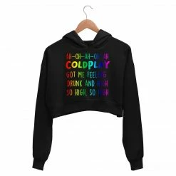 The Banyan Tee Crop Hoodies Coldplay Crop Hoodie - Hymn For The Weekend