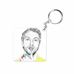 The Banyan Tee Keychains Coldplay Keychain - Chris Martin