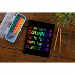 The Banyan Tee Coldplay Notebook - Hymn For The Weekend