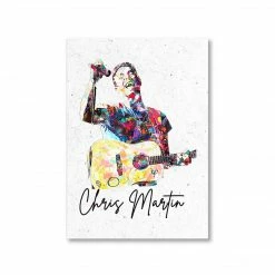 The Banyan Tee Posters Coldplay Poster - Chris Martin