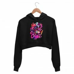 The Banyan Tee Printed Crop Hoodie - Crazy Ones Crop Hoodies