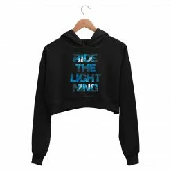 The Banyan Tee Crop Hoodie - Ride The Lightning Crop Hoodies