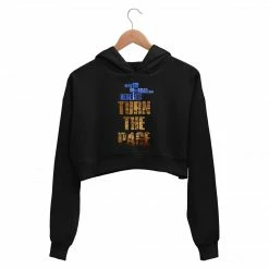The Banyan Tee Crop Hoodies Crop Hoodie - Turn The Page