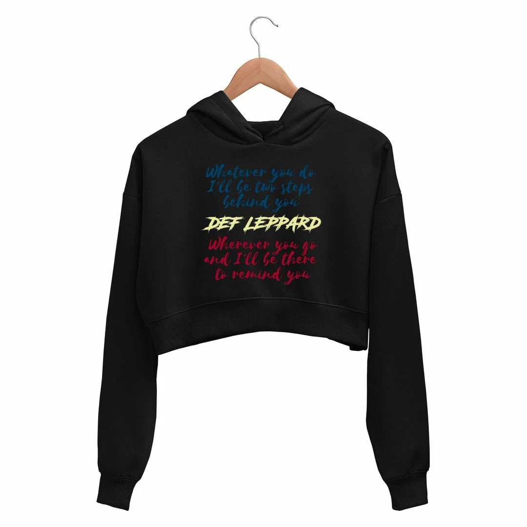 The Banyan Tee Def Leppard Crop Hoodie - Two Steps Behind 1 The Banyan Tee Def Leppard Crop Hoodie - Two Steps Behind