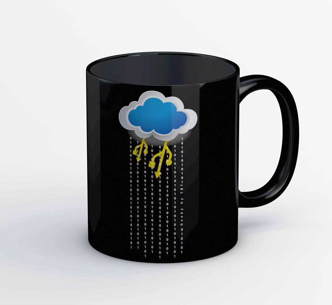 The Banyan Tee Coffee Mug - Digital Rain 1 The Banyan Tee Coffee Mug - Digital Rain