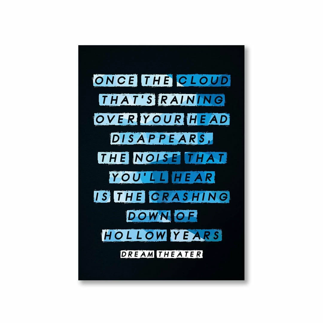 The Banyan Tee Dream Theater Poster - Hollow Years Posters 1 The Banyan Tee Dream Theater Poster - Hollow Years Posters