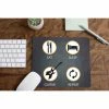 The Banyan Tee Mouse Pad - Eat, Sleep, Guitar, Repeat