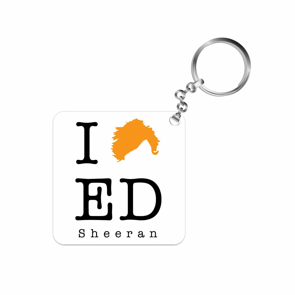 The Banyan Tee Ed Sheeran Keychain - I Love Ed Sheeran 1 The Banyan Tee Ed Sheeran Keychain - I Love Ed Sheeran