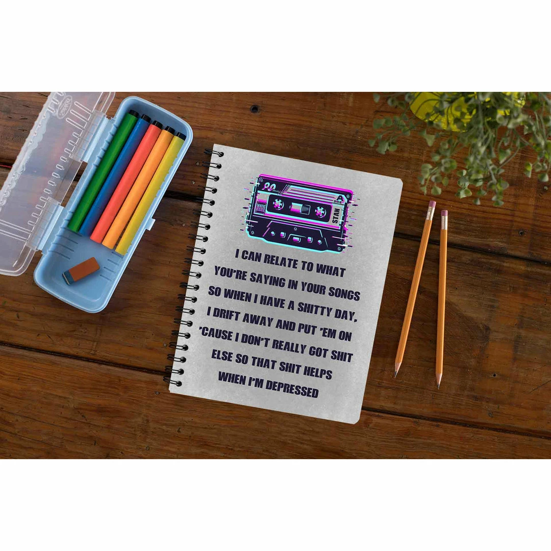 The Banyan Tee Eminem Notebook - Stan Notebooks 1 The Banyan Tee Eminem Notebook - Stan Notebooks