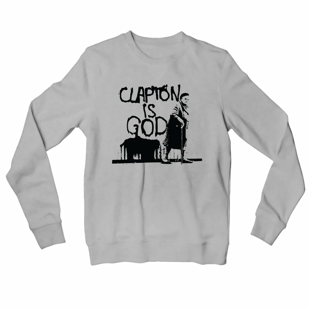 The Banyan Tee Eric Clapton Sweatshirt - Clapton Is God 1 The Banyan Tee Eric Clapton Sweatshirt - Clapton Is God