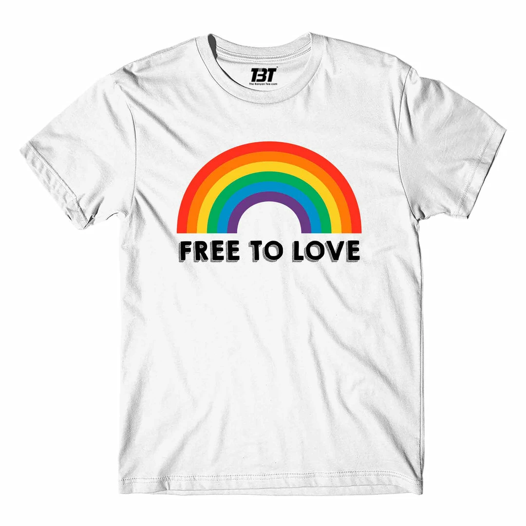 The Banyan Tee T-shirts Pride T-shirt - Free To Love 1 The Banyan Tee T-shirts Pride T-shirt - Free To Love