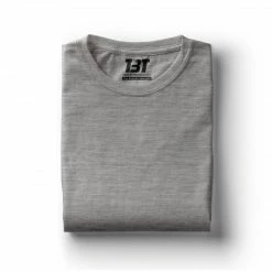 The Banyan Tee Plain T-shirt - Grey Melange Graphic Junkies
