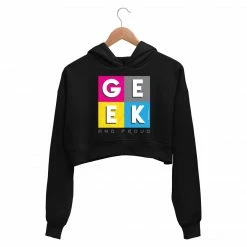 The Banyan Tee Printed Crop Hoodie - Geek And Proud Crop Hoodies
