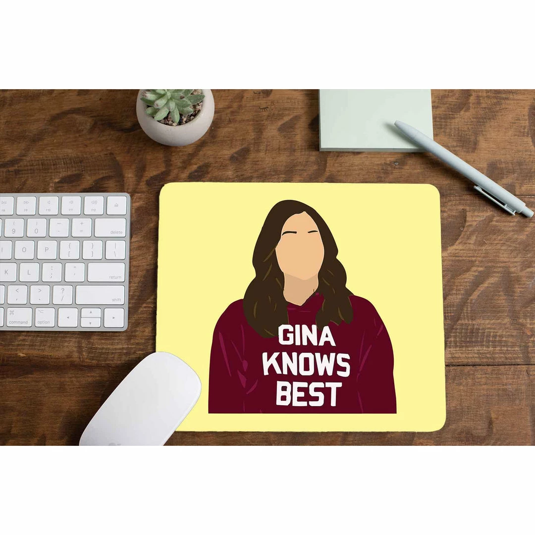 The Banyan Tee Mousepads Mousepad - Gina Knows Best 1 The Banyan Tee Mousepads Mousepad - Gina Knows Best
