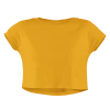 The Banyan Tee Graphic Junkies Crop Top - Golden Yellow