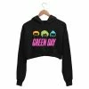 The Banyan Tee Crop Hoodies Green Day Crop Hoodie