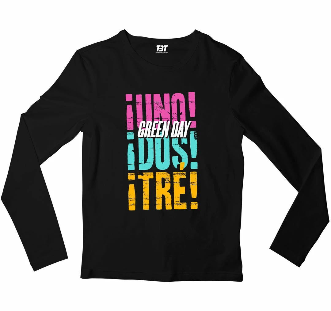 The Banyan Tee Green Day Full Sleeves T-shirt - Uno Dos Tre 1 The Banyan Tee Green Day Full Sleeves T-shirt - Uno Dos Tre