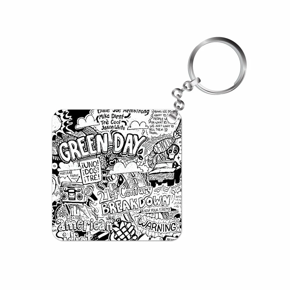 The Banyan Tee Keychains Green Day Keychain 1 The Banyan Tee Keychains Green Day Keychain